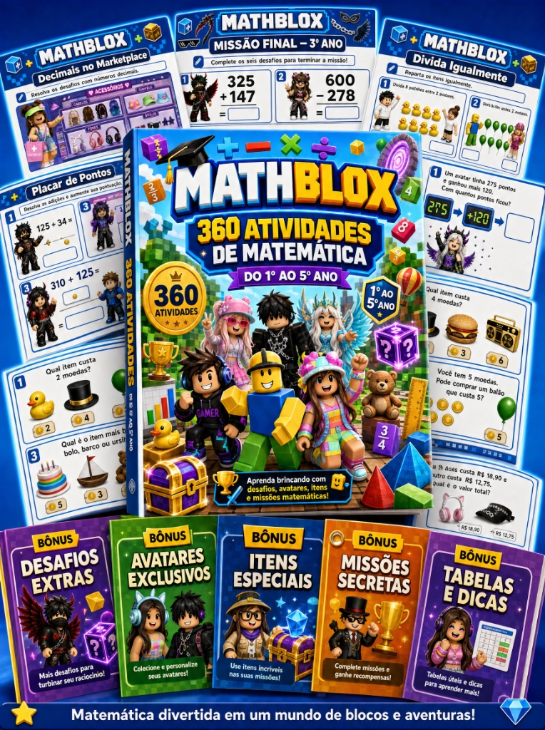 MathBlox — 360 Atividades de Matemática no Mundo dos Blocos